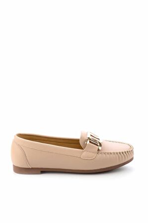 Bambi Nude  Kadın Loafer Ayakkabi K01542166609