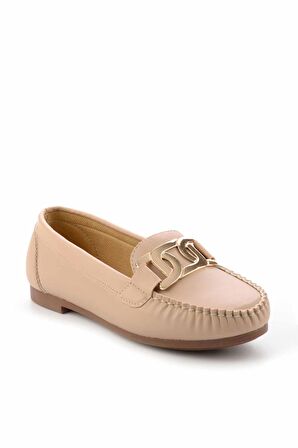 Bambi Nude  Kadın Loafer Ayakkabi K01542166609