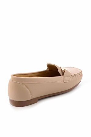 Bambi Nude  Kadın Loafer Ayakkabi K01542166609