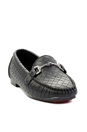 Bambi Siyah  Kadın Loafer Ayakkabi K01542030710