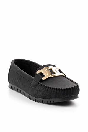 Siyah  Kadın Loafer Ayakkabı K01542167701