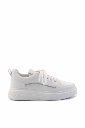 Beyaz  Kadın Sneaker K01566003409