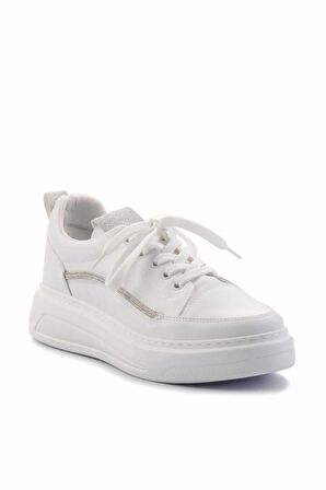 Beyaz  Kadın Sneaker K01566003409