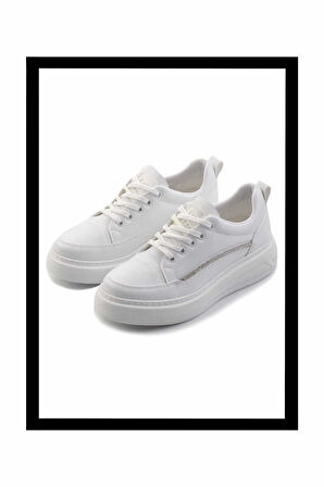 Beyaz  Kadın Sneaker K01566004609