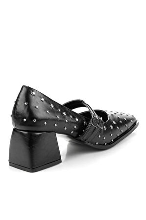 Siyah  Kadın Klasik Topuklu Ayakkabı K01565015542