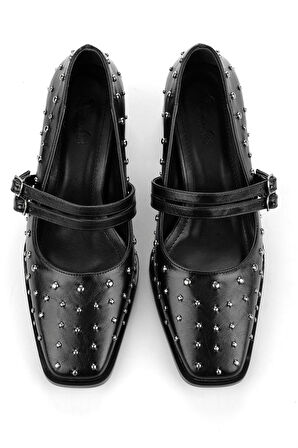 Siyah  Kadın Klasik Topuklu Ayakkabı K01565015542