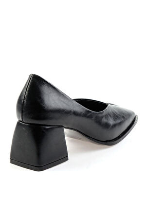 Siyah  Kadın Klasik Topuklu Ayakkabı K01565015742