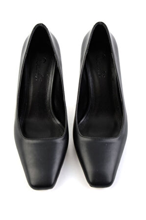 Siyah  Kadın Klasik Topuklu Ayakkabı K01565016809