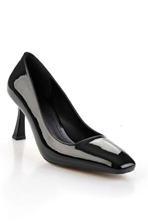 Siyah  Kadın Klasik Topuklu Ayakkabı K01565016898