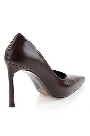 Kahve  Kadın Klasik Topuklu Ayakkabı K01565016042