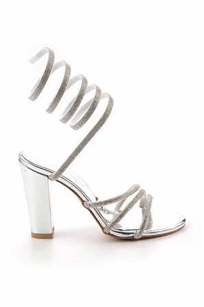 Lame Ayna  Kadın Abiye Ayakkabı K01575020639