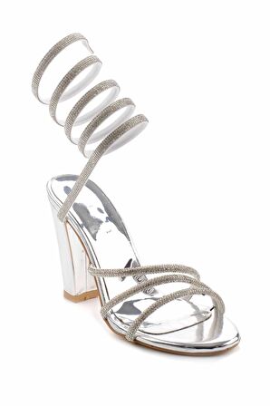 Lame Ayna  Kadın Abiye Ayakkabı K01575020639