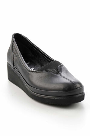 Siyah Leather Kadın Casual Ayakkabı K01586060103