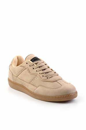 Bej Süet  Kadın Sneaker K01591512502