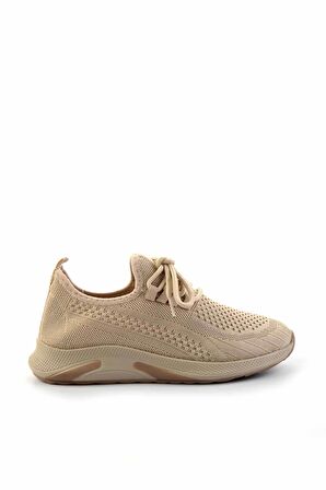 Bej Triko  Kadın Sneaker K01590010182