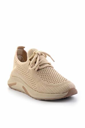 Bej Triko  Kadın Sneaker K01590010182