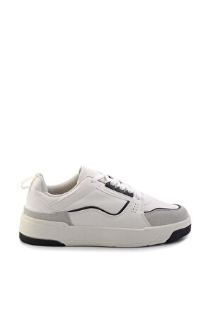 Beyaz Siyah  Kadın Sneaker K01591513009