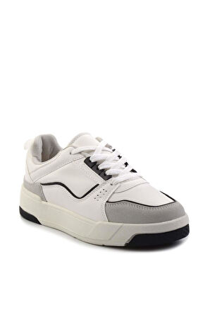 Beyaz Siyah  Kadın Sneaker K01591513009