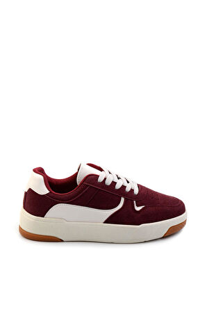 Bordo Süet  Kadın Sneaker K01591511502