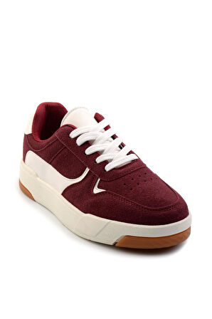 Bordo Süet  Kadın Sneaker K01591511502