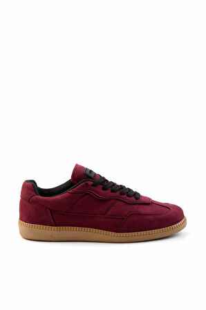 Bordo Süet  Kadın Sneaker K01591512502