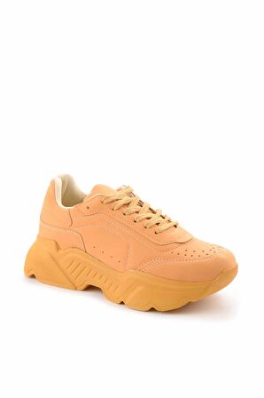 Bambi Turuncu Nubuk  Kadın Sneaker K01601024201