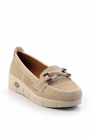 Vizon   Kadın Loafer Ayakkabı K01621050409