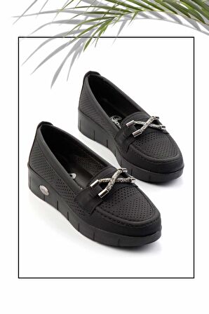 Siyah   Kadın Loafer Ayakkabı K01621050409