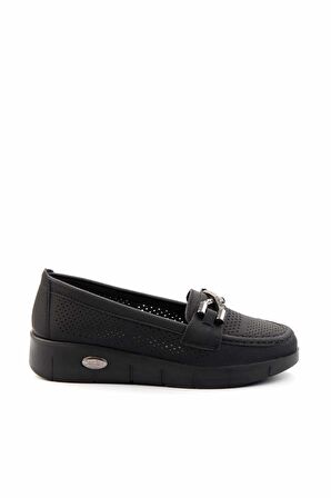 Siyah   Kadın Loafer Ayakkabı K01621050409