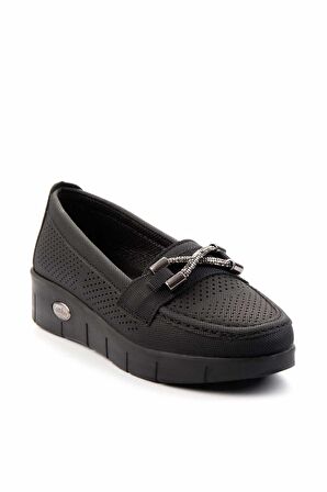 Siyah   Kadın Loafer Ayakkabı K01621050409