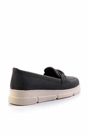 Siyah  Kadın Loafer Ayakkabı K01621060509