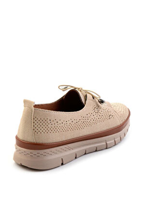 Bej Nubuk  Kadın Casual Ayakkabı K01621102901