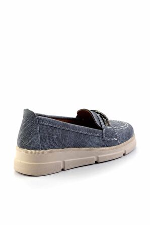 Kot Mavi  Kadın Loafer Ayakkabı K01621060509