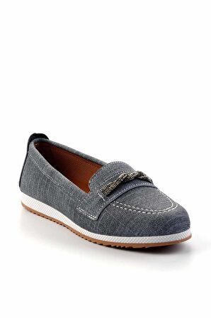 Kot Mavi  Kadın Loafer Ayakkabı K01621111109