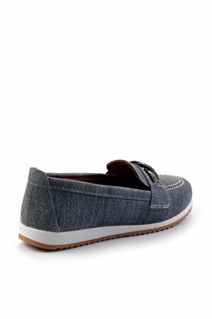 Kot Mavi  Kadın Loafer Ayakkabı K01621111109