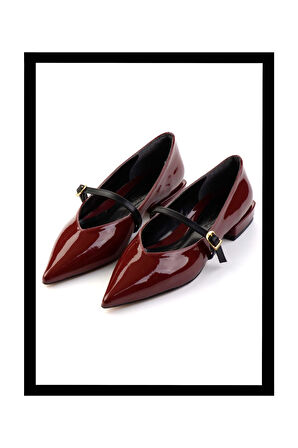 Bordo Rugan  Kadın Babet K01628018008