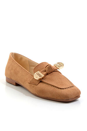 Taba  Kadın Loafer Ayakkabı K01641022472
