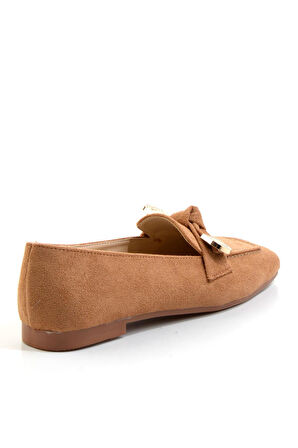 Taba  Kadın Loafer Ayakkabı K01641022472