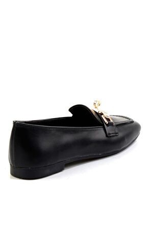 Siyah  Kadın Loafer Ayakkabı K01641022509