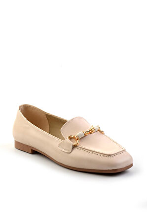 Bej   Kadın Loafer Ayakkabı K01641016509