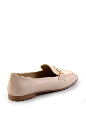 Bej   Kadın Loafer Ayakkabı K01641016509