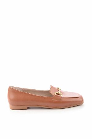 Bambi Taba  Kadın Loafer Ayakkabi K01641165409