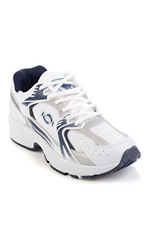 Beyaz Lacivert  Kadın Sneaker K01644015022