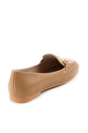 Bambi Camel  Kadın Loafer Ayakkabi K01641165409