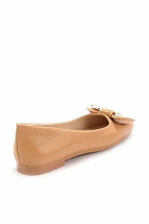 Bambi Camel  Kadın Loafer Ayakkabi K01641121409
