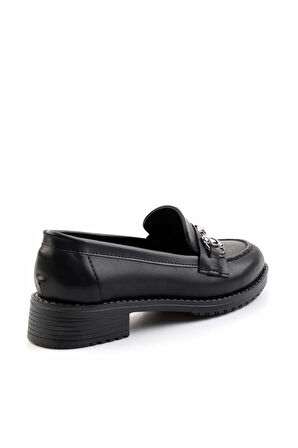 Siyah  Kadın Loafer Ayakkabı K01641012009