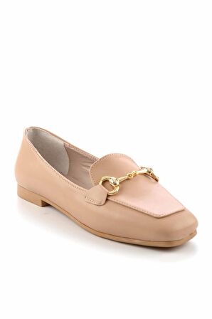 Bambi Nude  Kadın Loafer Ayakkabi K01641165409