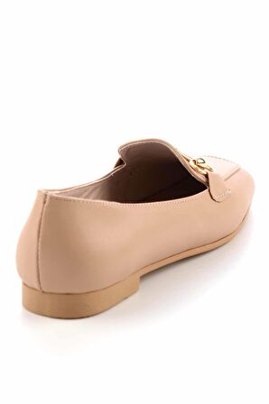 Bambi Nude  Kadın Loafer Ayakkabi K01641165409
