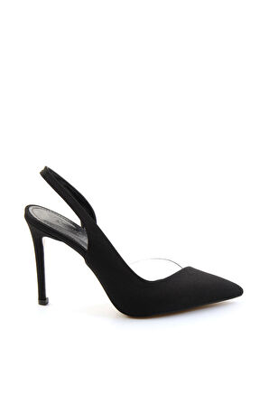 Mat Siyah  Kadın Klasik Topuklu Ayakkabı K01667002138