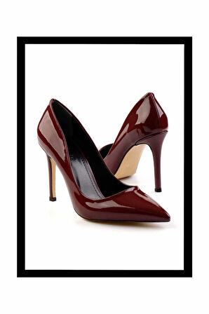 Bordo  Kadın Klasik Topuklu Ayakkabı K01667200008